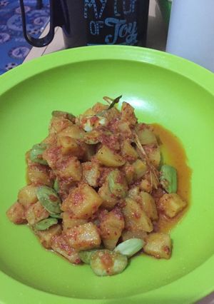 Foto resep Sambel Goreng Kentang Pete (Tanpa Santan)