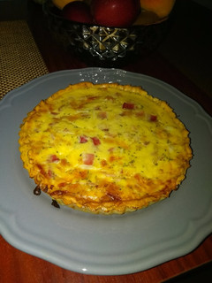 Una foto de Quiche de baicon y queso