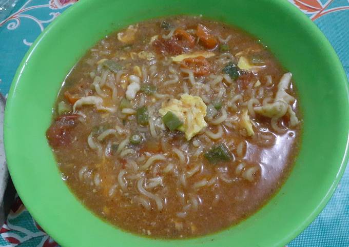 Mie Telor Asam Pedas