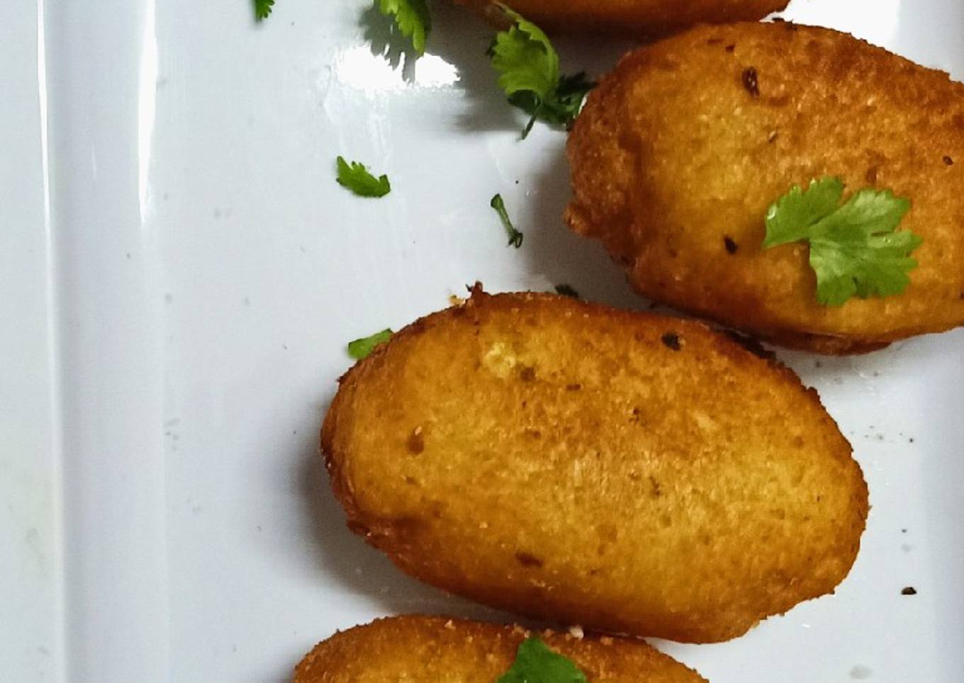 Chicken potato cheese...tea snack