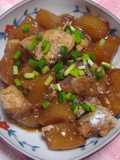 Simmered Daikon and Canned Mackerel