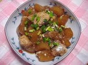A picture of simmered mackerel