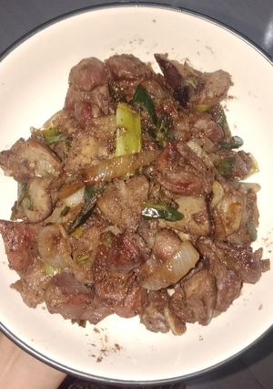 Foto resep Ati ampela oseng cabe ijo