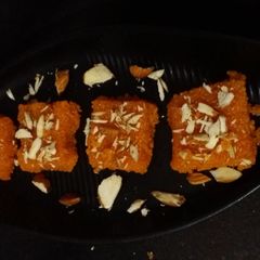 A picture of Mung dal Barfi.