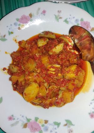 Foto resep Balado jengkol muda cs kentang