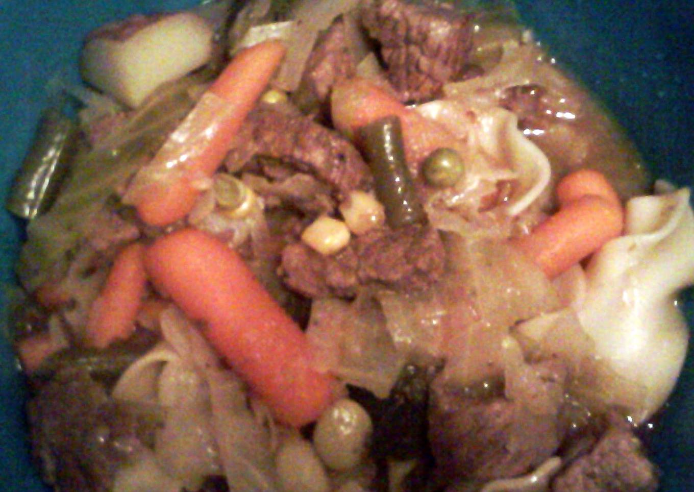hearty beef stew with cabbage®