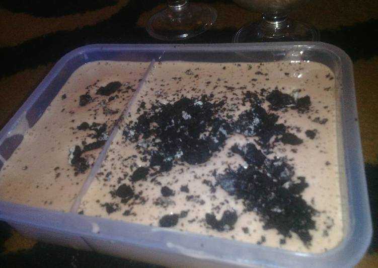 Cara Gampang Menyiapkan Ice cream simple dan murah ala thiiyou, Enak