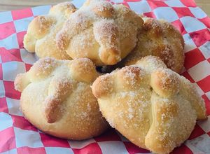Una foto de Pan de muerto