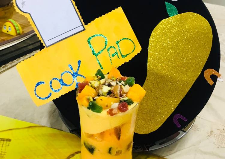 Recipe of Favorite Mango 🥭 mastani