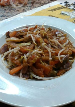Una foto de Chop Suey a mi manera