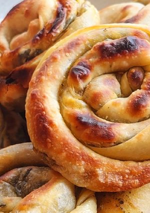صورة لوصفة فطائر السبانخ