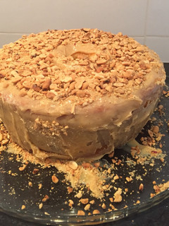 Foto de Bolo de Amendoim com Doce de Leite