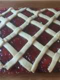 Pasta frola de dulce de goiabada o guayaba