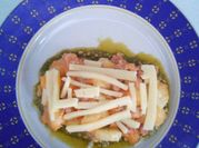 Una foto di gnocchi alla salvia e