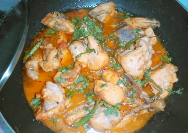 Jhat pat Chicken Karahi