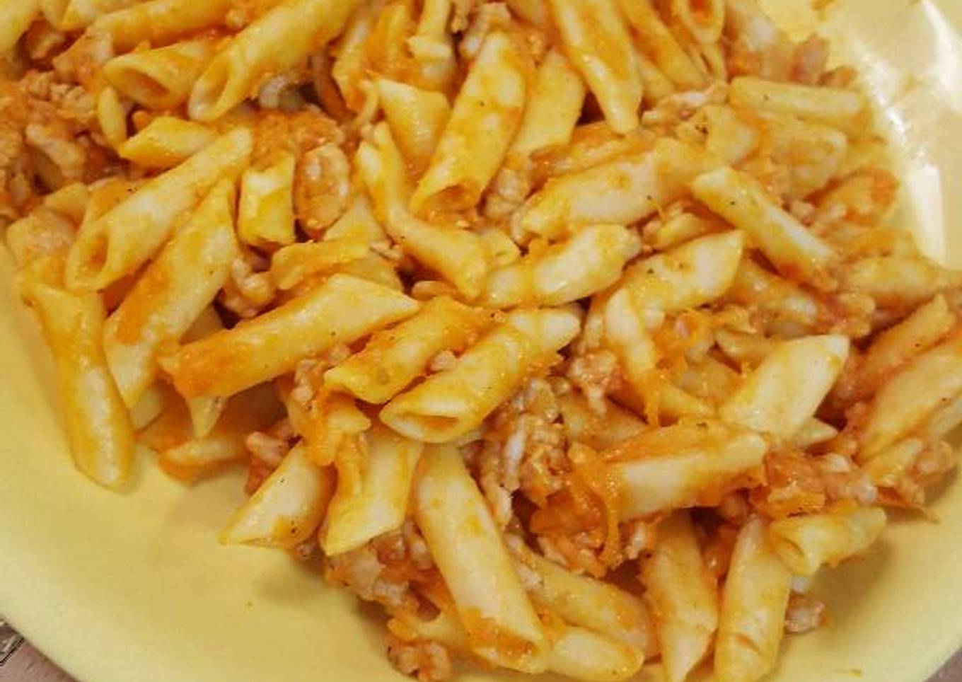 Macarrones con carne picada