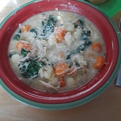 A picture of Chicken Gnocchi Soup.