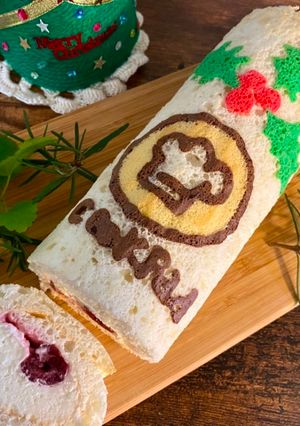A picture of Cookpad White Roll Cake.