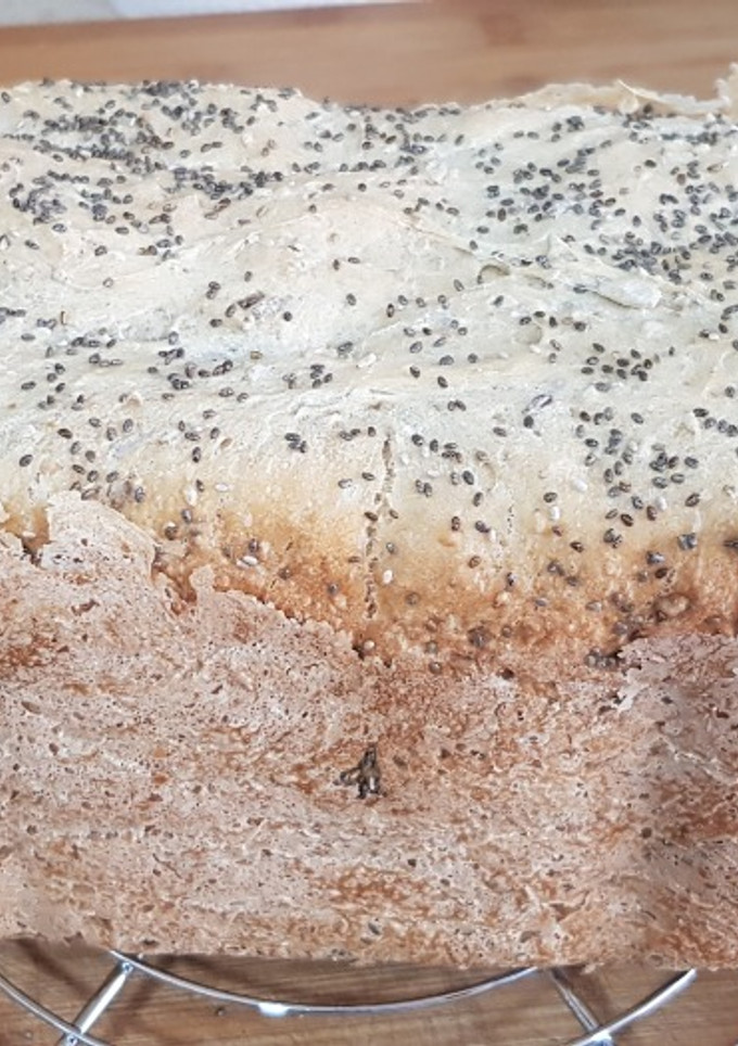 Una foto de Pan con semillas en panificadora