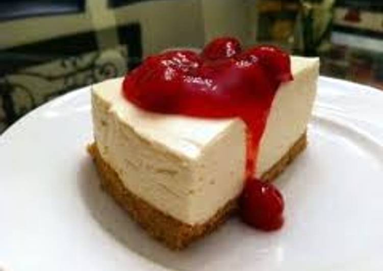 Simple Way to Prepare Ultimate no bake cheesecake great for kids