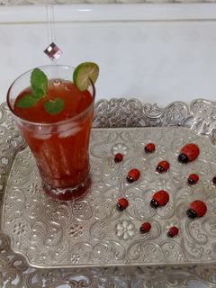 عکسی از دستور شربت توت فرنگی
