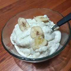 Una foto de Helado de banana súper!!