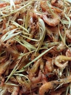 Hình của món Tôm rang muối.
