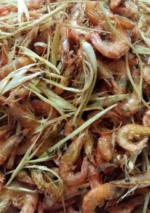 Hình của món Tôm rang muối.