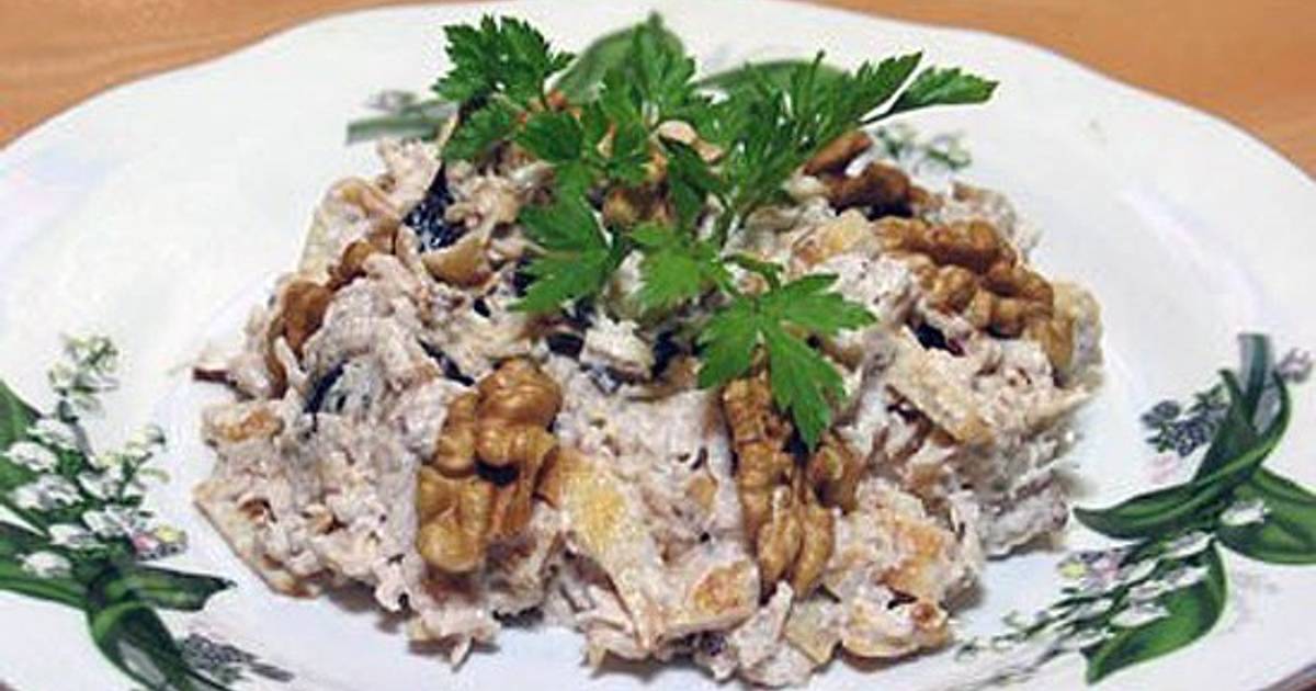 Салат Курица Чернослив Пошаговый Фото