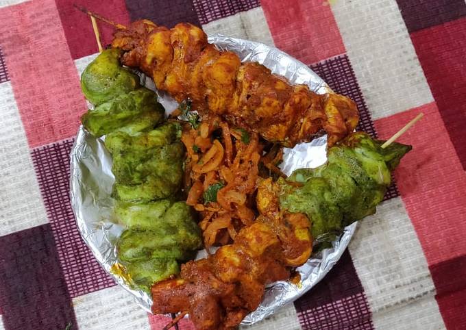 Recipe of Jamie Oliver Chicken tikka kababs
