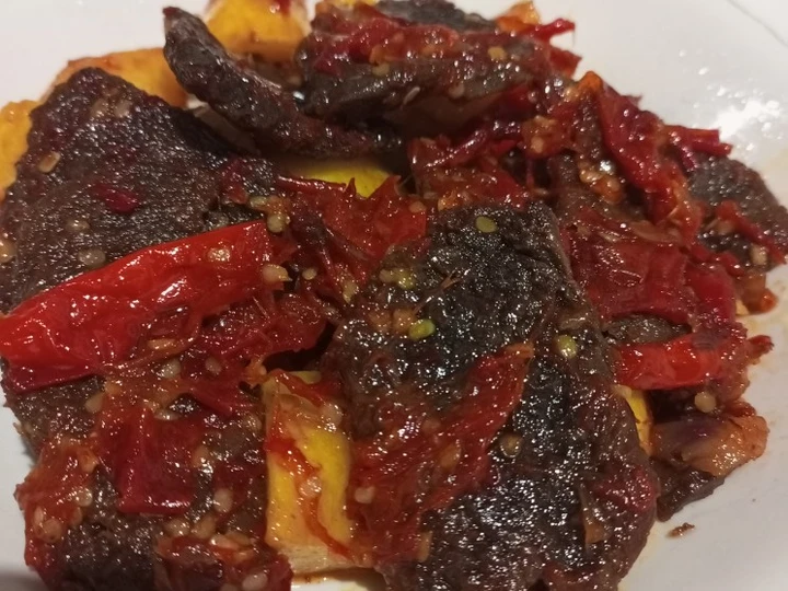 Langkah Gampang Menyiapkan Resep Balado Daging Sapi Anti Ribet, Mantap Sekali