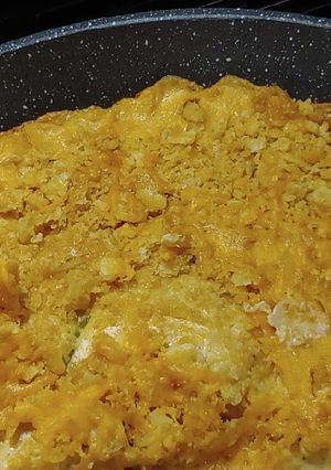 A picture of Chicken with Mushroom & Asparagus Casserole.