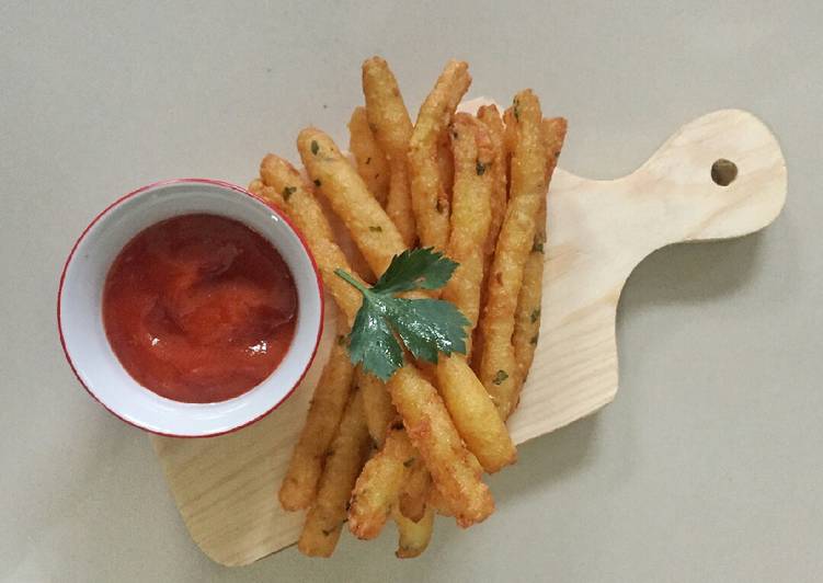 Resep Stik Kentang Keju Anti Gagal