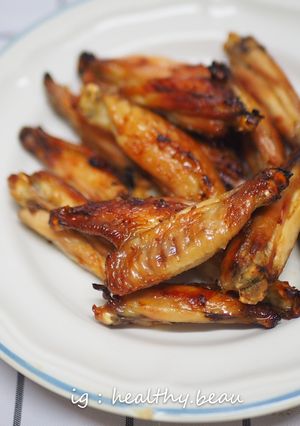 รูปของ ปีกไก่ทอดน้ำปลา(หม้อทอดไร้น้ำมัน)