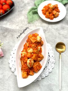 Foto resep Balado Telur Tahu Tempe Kentang