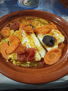 Una foto de Tajín de bacalao