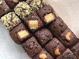 Fudgy brownies sekat coklat