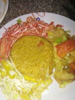 A picture of Colourful rice.