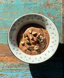 Mousse helada de banana y Nutella