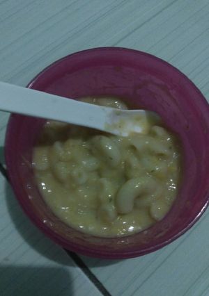 Foto resep MpAsi 10 bulan (Makaroni krim jagung)