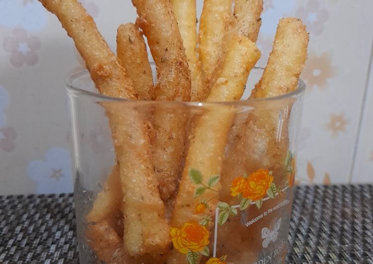 Langkah Mudah untuk Membuat Cheesy Potato Sticks Anti Gagal