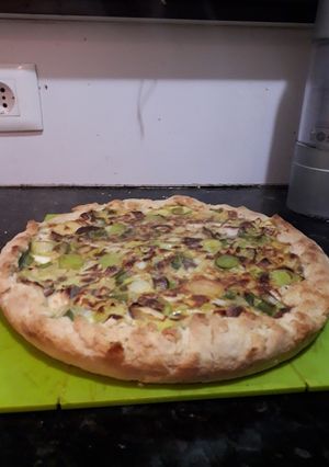 Una foto de Tarta de puerros