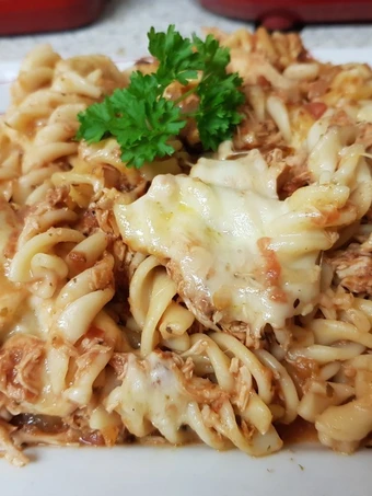 Easy Steps to Make My Slow cooked Chicken Parmesan Pasta. Just Dig In!! 💖 the  Makes Drooling Tasty