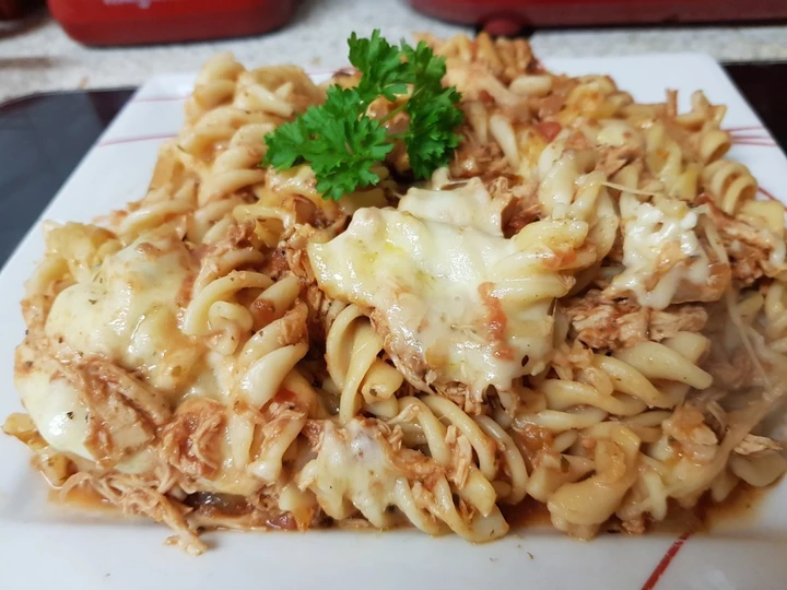 Easy Steps to Make My Slow cooked Chicken Parmesan Pasta. Just Dig In!! 💖 the  Makes Drooling Tasty