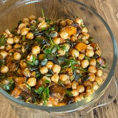 A picture of Roasted Squash & Chickpea Salad.