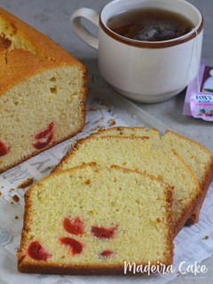 Foto resep Madeira Cake (Lemon & Cherry)