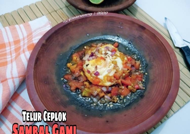 Telur Ceplok Sambal Gami Khas Bontang