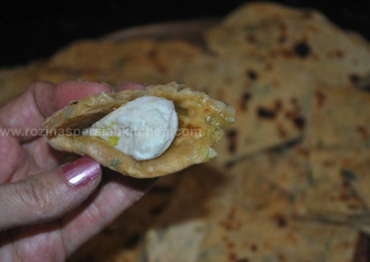 Zucchini Flat Naan Bread  