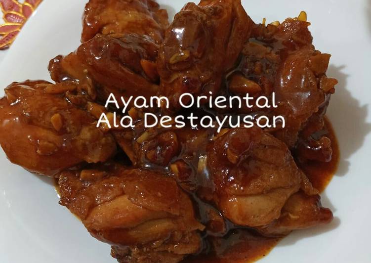Resep Ayam Oriental Anti Gagal