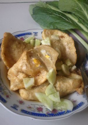 Foto resep Pempek Dos (tanpa ikan) Isi Telur Puyuh